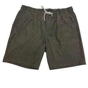 Vissla Men's Elastic Waist Performance Shorts – Size L – Dark Gray